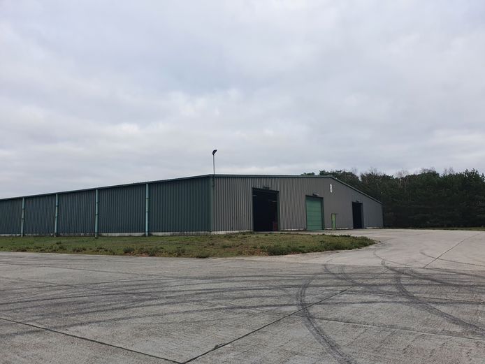 Een van de hallen op Weelde Depot.