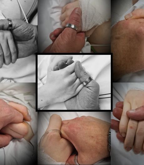 Louk deelt elke dag een foto van verstrengelde handen met zoon (18) in coma en hoopt op wonder