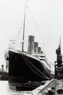 De Titanic, toen nog in volle glorie