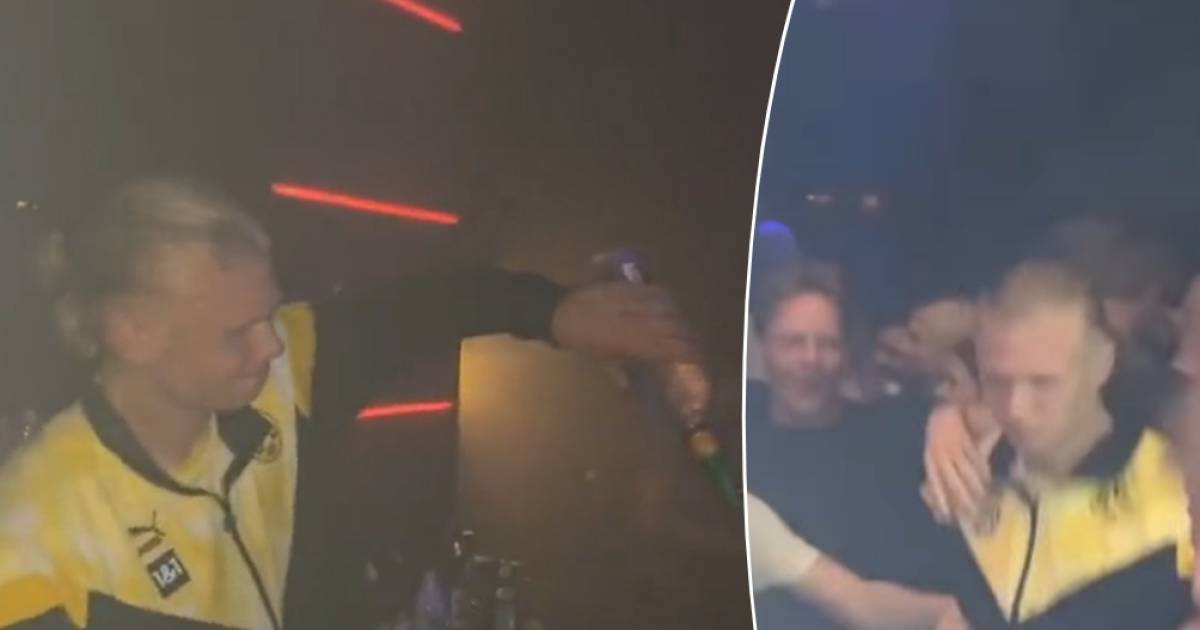 Freni sciolti: Erling Haaland saluta i tifosi del Dortmund in ballo (e tuta) Il tempo è scaduto