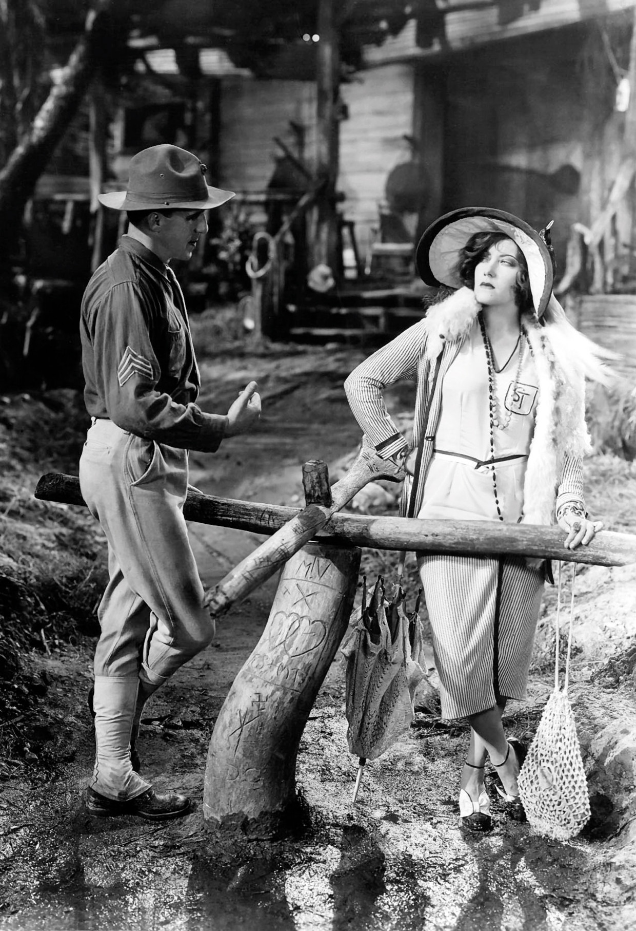 Gloria Swanson en Raoul Walsh.  Beeld Persoonlijke collectie Jerry Murbach