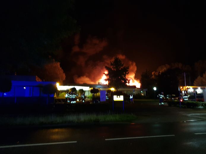 De brand in het ROVC.