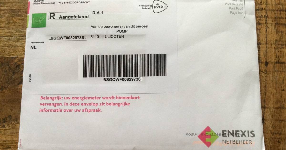 Vrouw uit Ulicoten krijgt post voor elektriciteitskastje: ‘Straks krijg ik ook nog brieven voor de k