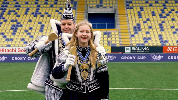 Stadsprinsen Steve en Lore van Sint-Truiden.