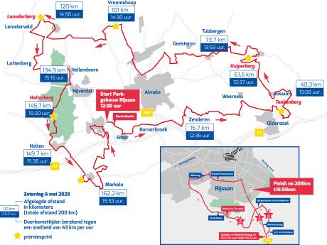 Peloton doet voor ‘Overijssels Mooiste’ Twente aan: dit is de route