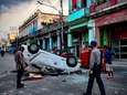 Duizenden Cubanen de straat op: ‘We hebben geen eten, we hebben niks’