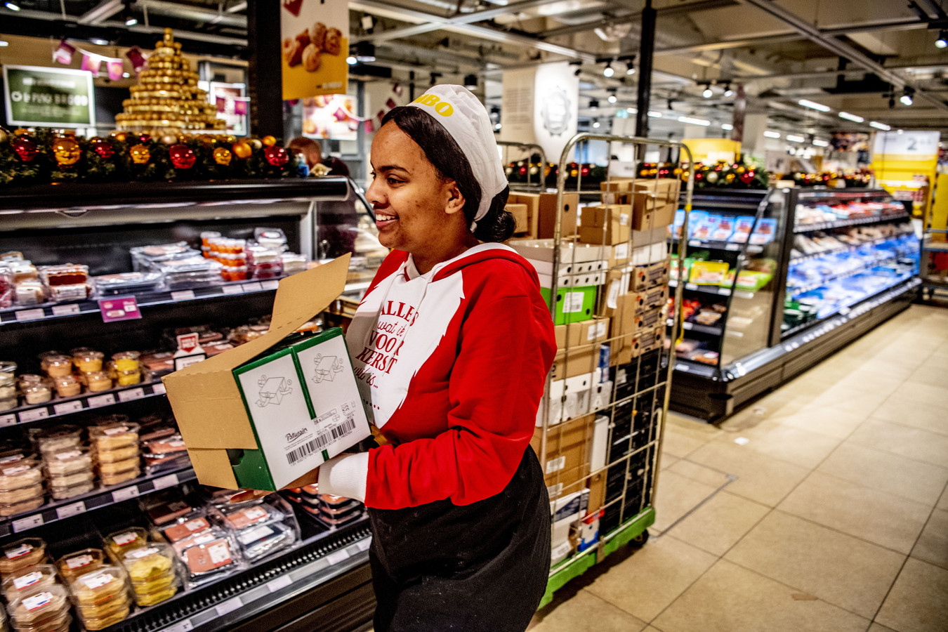 Bijna helft supermarkten is ‘gewoon’ open op eerste kerstdag Foto AD.nl
