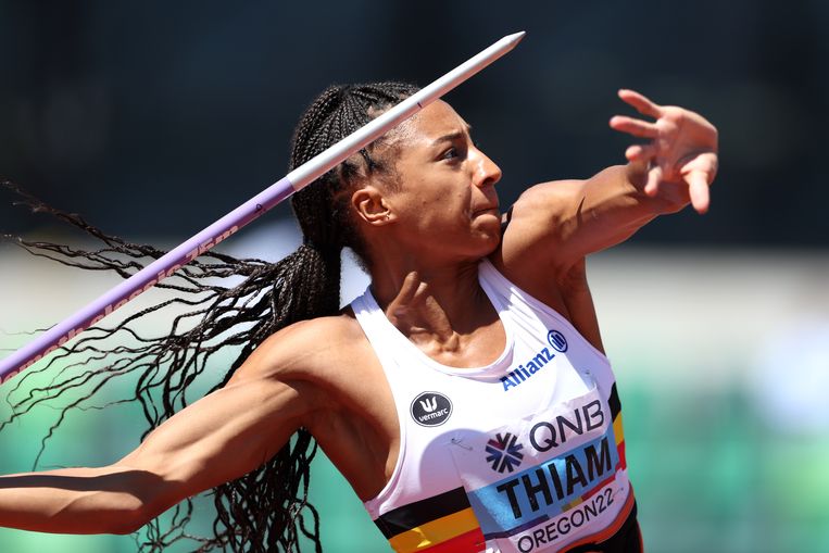 ‘Of Nafi Thiam het wereldrecord van mijn vrouw kan breken? Ongetwijfeld