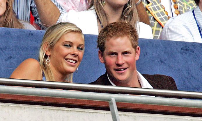 Prins Harry en zijn toenmalige vriendin Chelsy Davy.