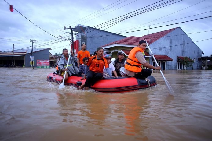 In januari werd Indonesië ook al getroffen door hevige overstromingen.