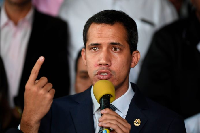 De Venezolaanse oppositieleider Juan Guaidó.