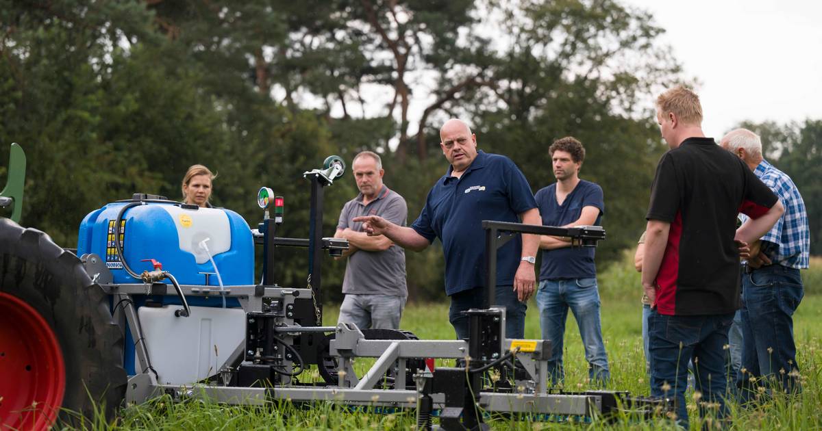 Een drone zaait, ‘spotsprayer’ spoort onkruid op: Els en Gerard uit Deurningen boeren, maar dan ande
