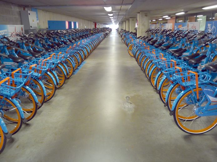 Blue-bike blijft groeien in Leuven en wel op een behoorlijk spectaculaire manier.