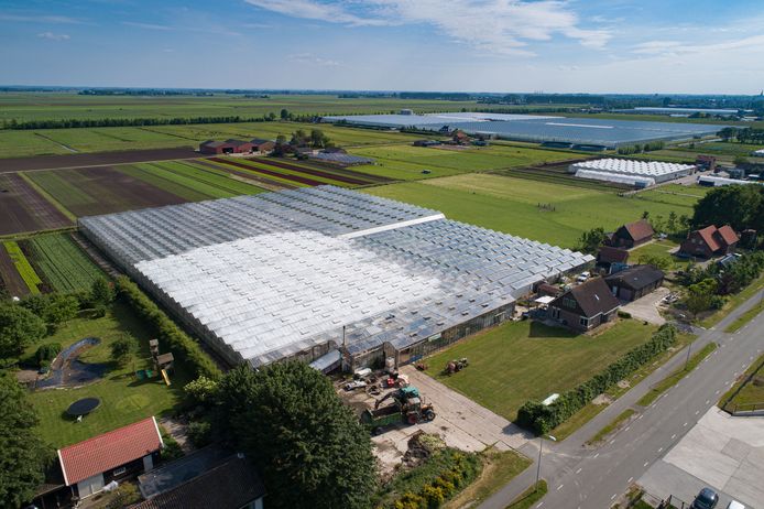 De linker helft van het kassencomplex aan de Tuinersweg 21a maakt plaats voor een 'migrantenhotel'.