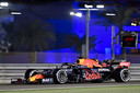 Max Verstappen beperkte de schade in Qatar.