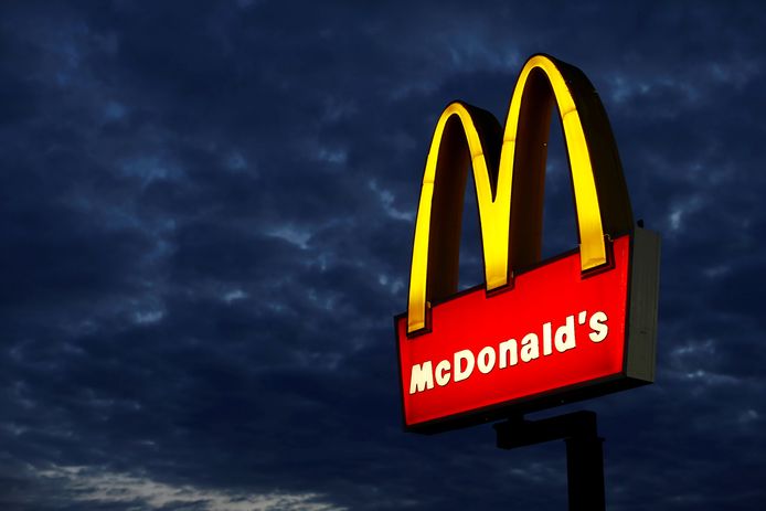 Logo McDonald's in Californië