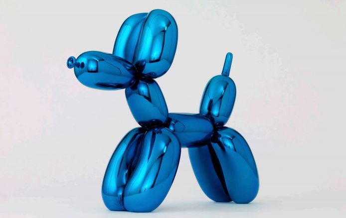 Jeff Koons staat vooral bekend om zijn iconische ballonhondjes.
