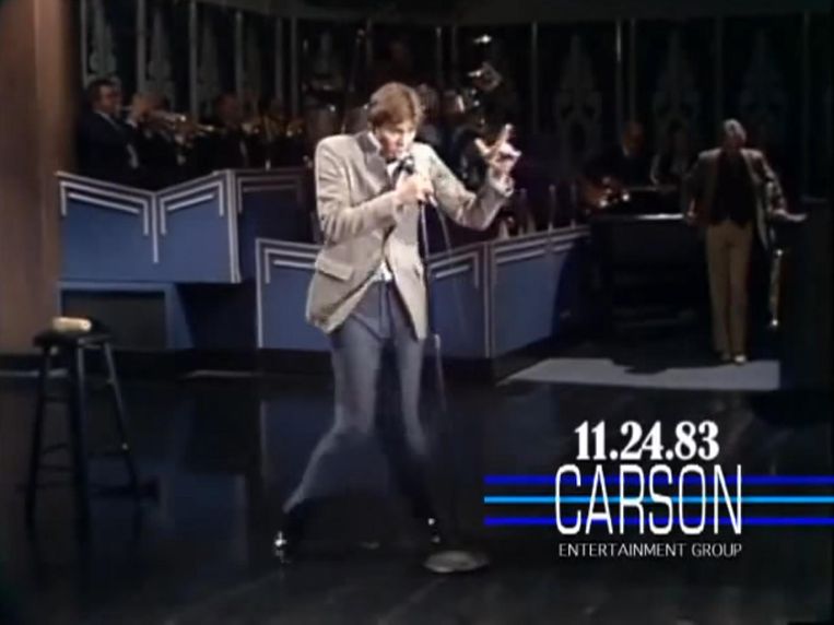 Bij zijn debuut had Jim Carrey geen Elvis pak nodig. Beeld  