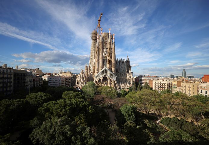 La célèbre Sagrada Familia de Barcelone.