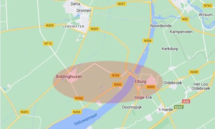 An NL-Alert message has been issued in this area