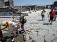 Nederlander steelt dakpan in Pompeï voor nieuwe telefoon