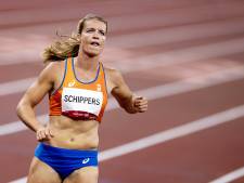 Dafne Schippers op 100 meter bij FBK Games in Hengelo 