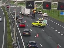 Flinke file op A28 bij Zwolle na ongeval opgelost