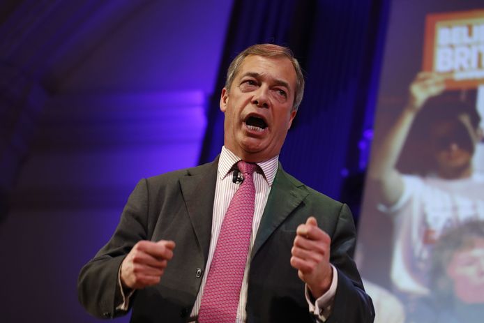 Voormalig leider van de UKIP, Nigel Farage.