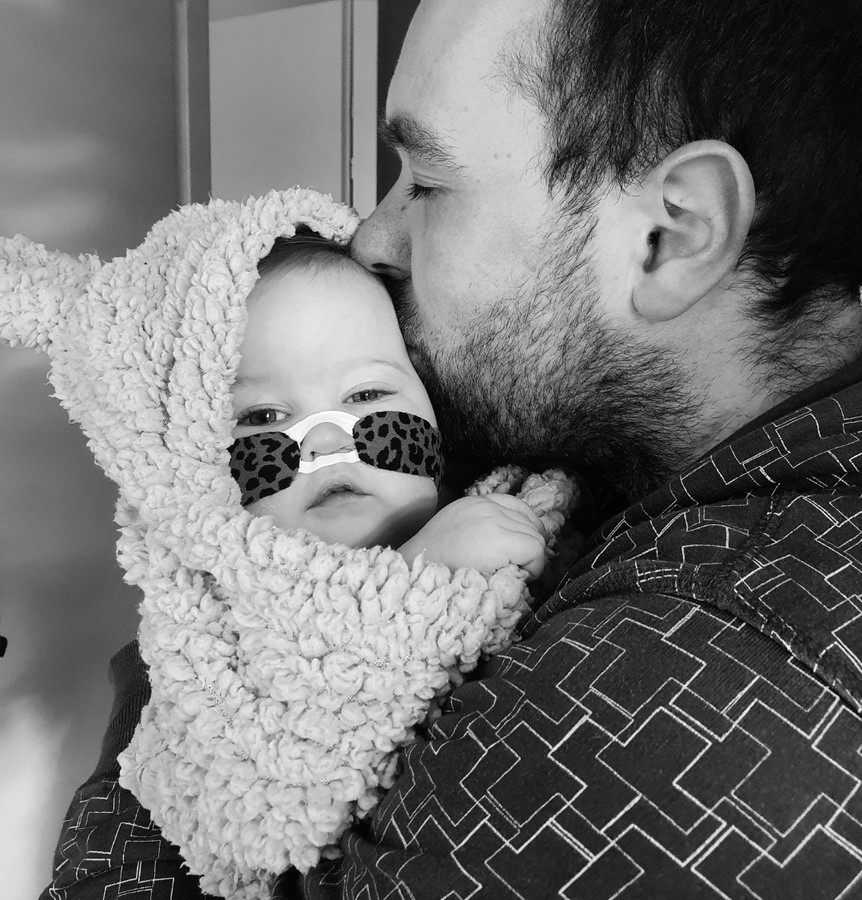 Maud met papa Marcel