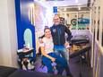 Christophe De Smet (41) en Laura Berteloot (33) hebben op de Brabantdam drie zaken in één.
