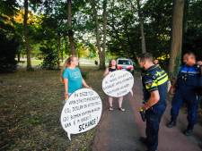Kort protest tegen de kap van 118 Dordtse bomen: Actievoerders moeten gelijk weer vertrekken  