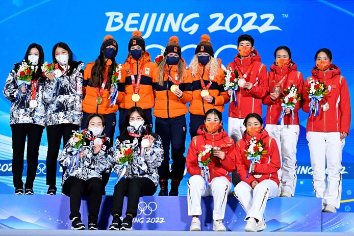 Zilver ging naar Zuid-Korea, de bronzen plak naar China.