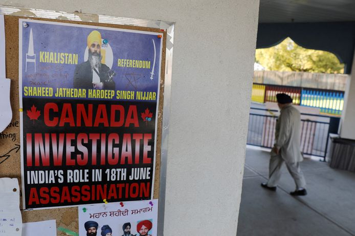 Een pamflet in Canada roept op om de moord op sikh-leider Hardeep Singh Nijjar te onderzoeken.