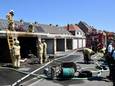 De brandweer kreeg het vuur snel onder controle, in een garagebox achter een woning in de Seringenstraat in Roeselare.
