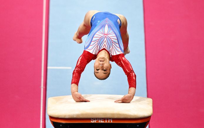 Vera van Pol in actie op het EK.