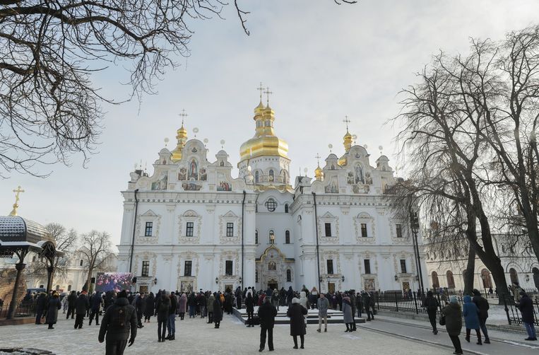 The cathedral in Kiev Caves Monastery which has now been taken over by the Ukrainian government.  Image ANP / EPA