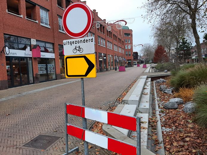 Het centrale deel van de Grotestraat is tot en met 8 januari afgesloten voor het gemotoriseerde verkeer.