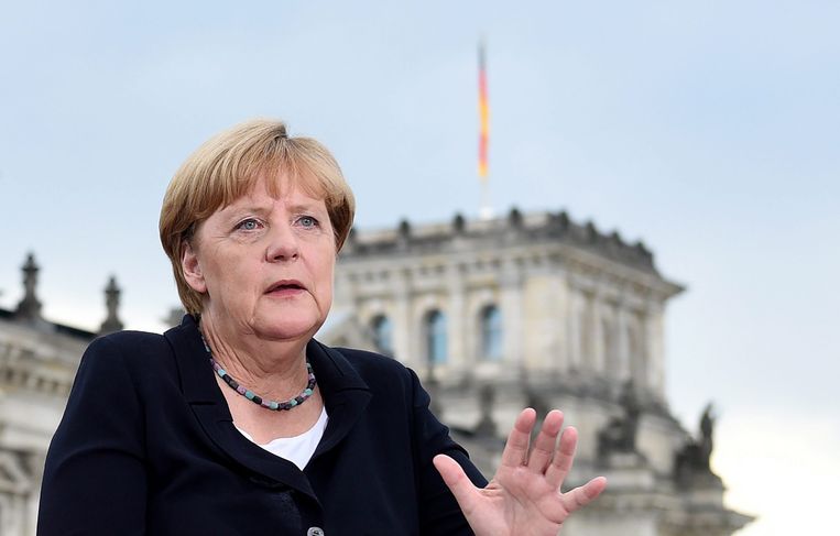 Als Angela Merkel nog een termijn aanblijft, wordt ze de langstzittende regeringsleider van het naoorlogse Duitsland. Beeld EPA