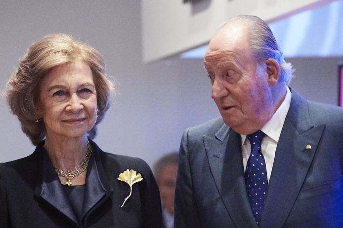 Juan Carlos e Sofia si vedono raramente insieme.