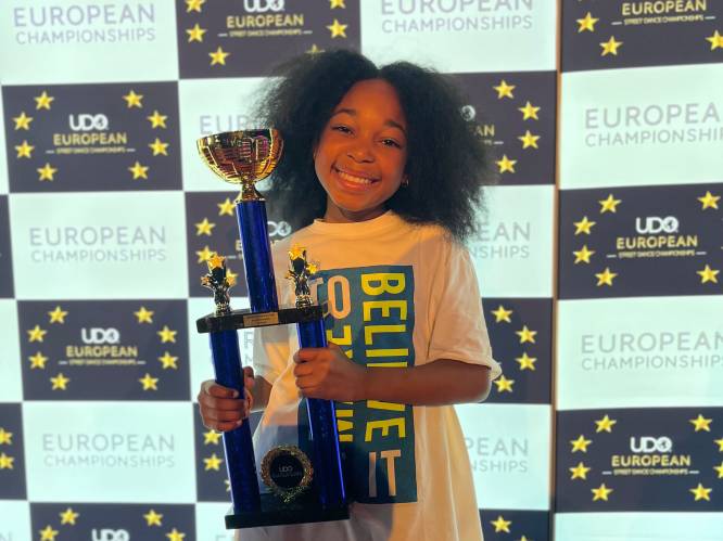 Lea-Marie Gieskes (11) uit Opwijk verovert Europees kampioenschap Streetdance in Duitsland