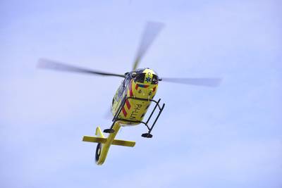 Traumahelikopter landt in Maarheeze voor noodsituatie