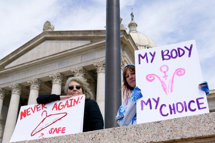 Abortusactivisten in Oklahoma.