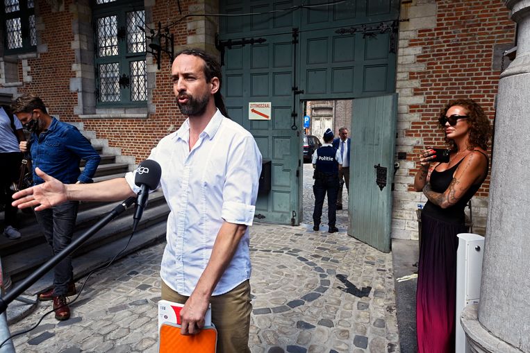 Archiefbeeld van augustus 2021, Willem Engel in de correctionele rechtbank van Mechelen. Beeld Photo News