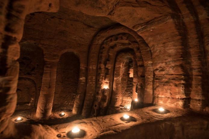 Archeologen denken dat de grot werd gebruikt door late volgers van de Orde van de Tempeliers.