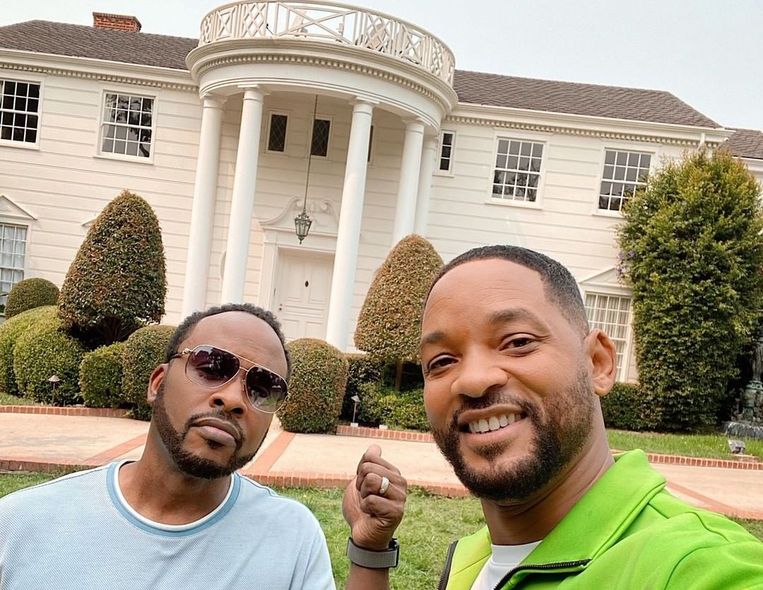 ‘The Fresh Prince Of Bel-Air’ Will Smith (rechts). Beeld Instagram