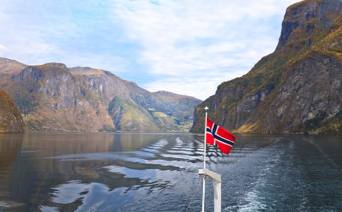 Een adembenemend panorama in Noorwegen