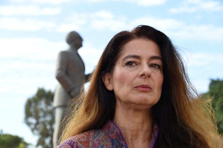 Corine Vella, zus van de vermoorde journaliste Daphne Caruana Galicia.  Beeld AFP