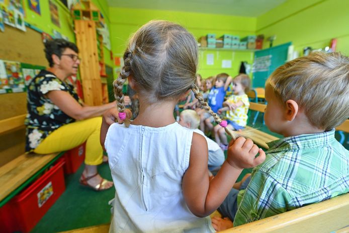 Archiefbeeld: een schooltje in Huppaye.