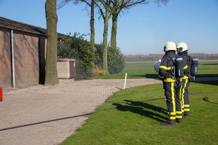 Brand in een schakelkast in Hoeven.