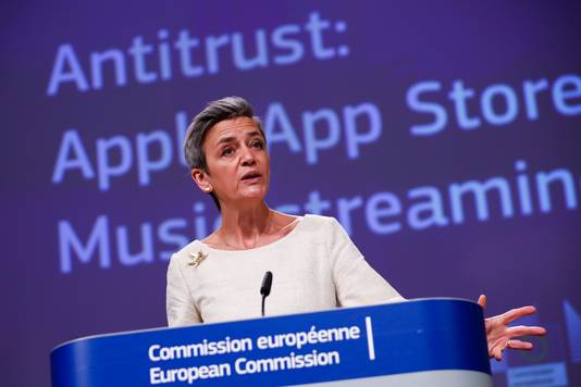 Eurocommissaris Margrethe Vestager probeert al langer om de macht van big tech te breken, zonder veel succes tot dusver.